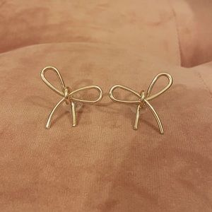 BAUBLEBAR | GOLD BOW EARRINGS